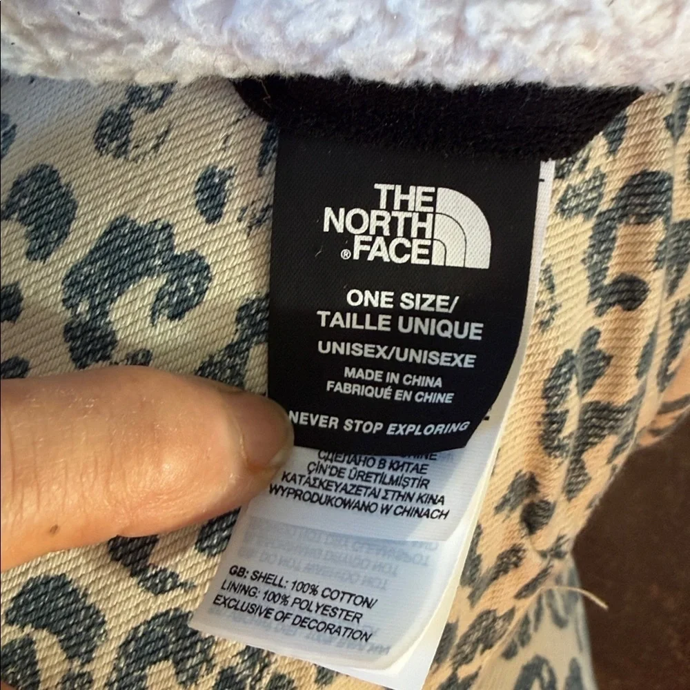 North Face Campshire Earflap Hat in a plaid pattern